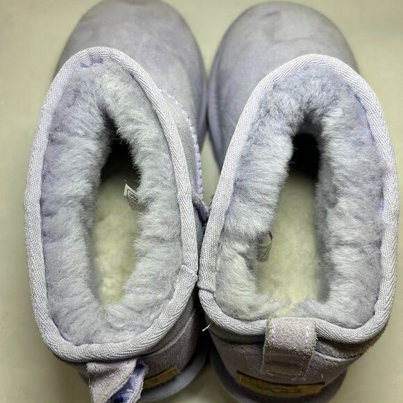 UGG Womens 8 M Light Purple Lined Ultra Mini Ankle Booties Display HU8 - Picture 7 of 7